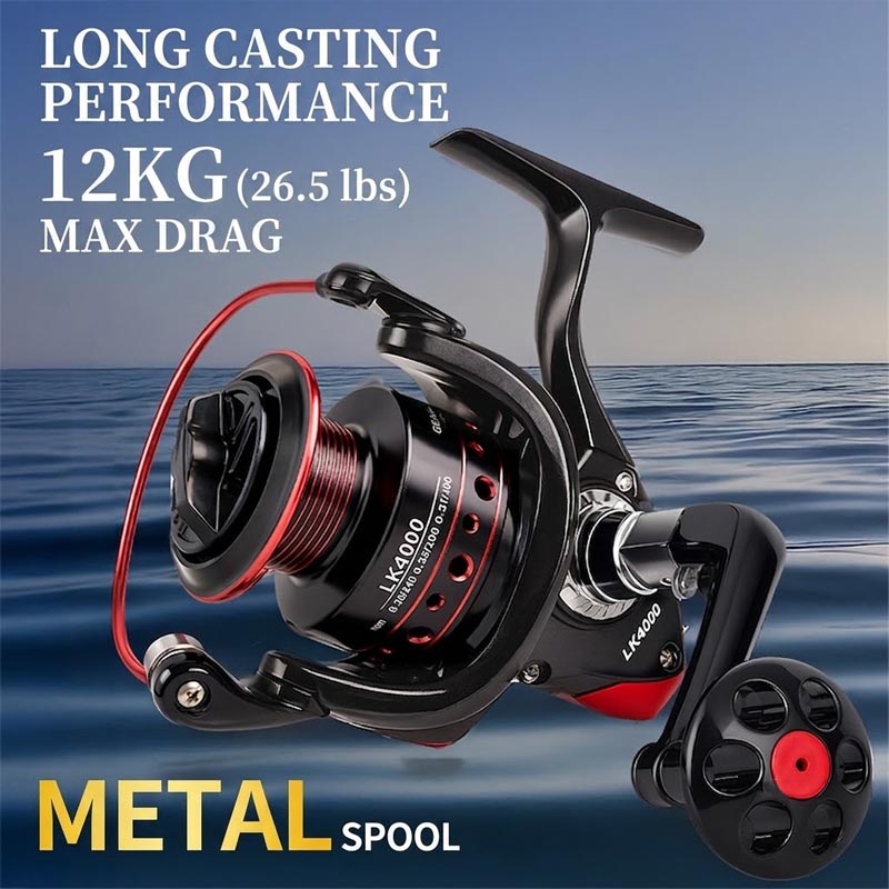Full Metal Spinning Fishing Re - огляд і ціна Trolling Reel