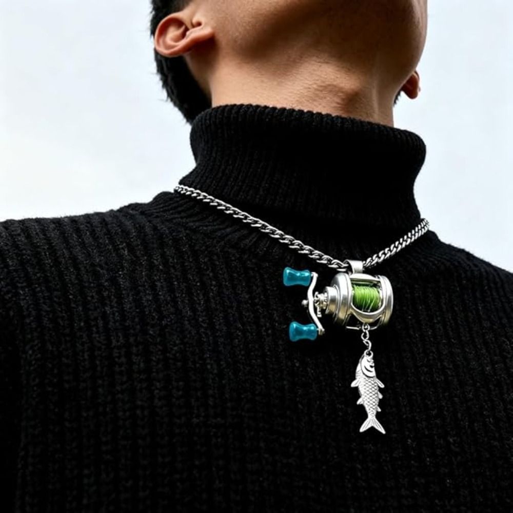 Mini Fishing Reel Necklace Fis - огляд і ціна Reel Bag