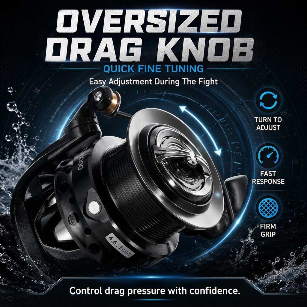 SAMOLLA Dual Brake Spinning Re - огляд і ціна Conventional Reel