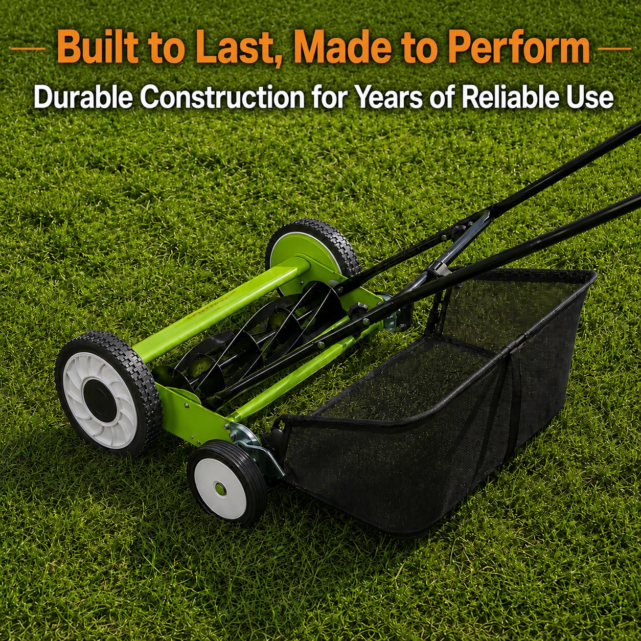 18 Inch Push Reel Lawn Mower,  - огляд і ціна Conventional Reel
