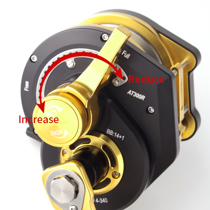 RUKE Metal Reel Slow Jigging D - огляд і ціна Reel Drag Knob