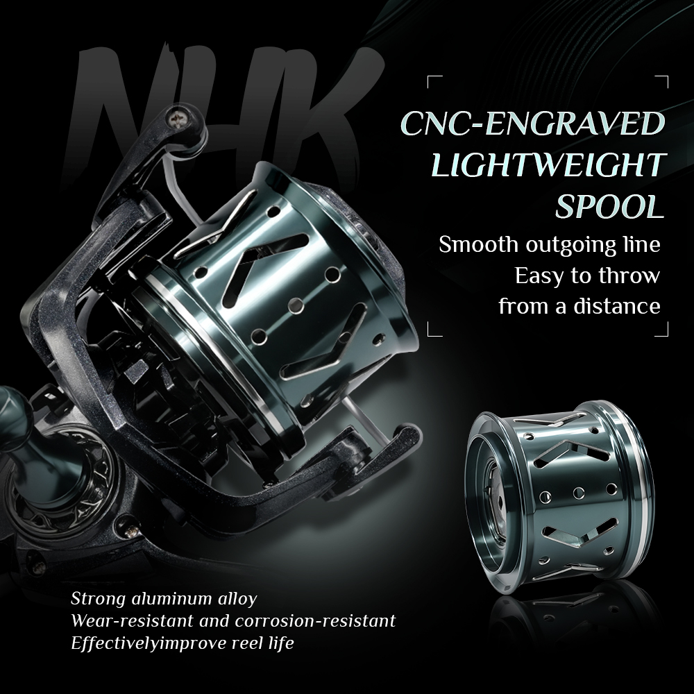 NHK 8000-14000 Spinning Reels  - огляд і ціна Spinning Reel