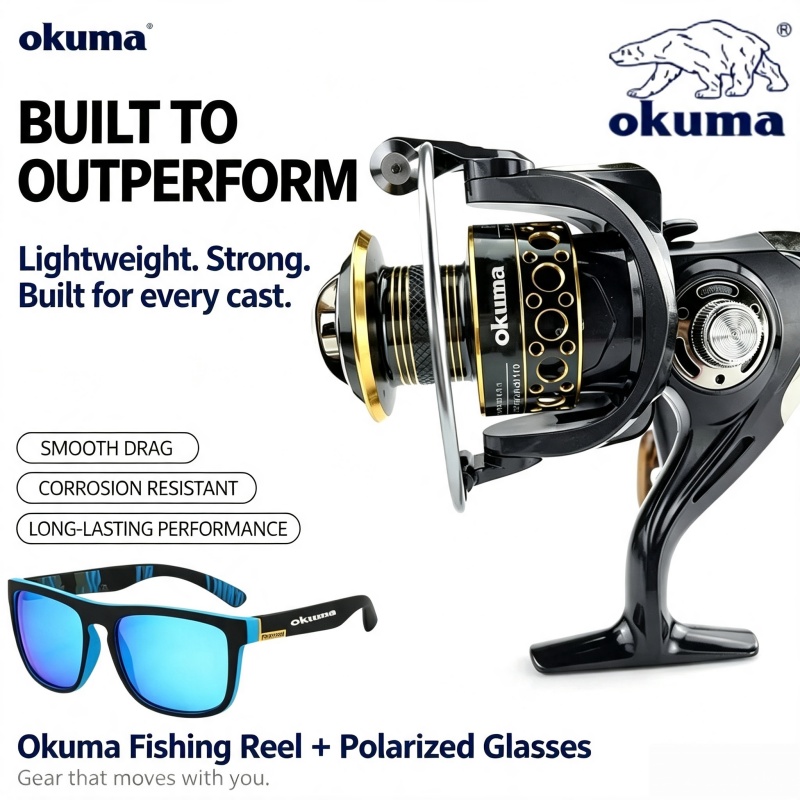 OKUMA-Spinning Reel, MetalUltr - огляд і ціна Trolling Reel